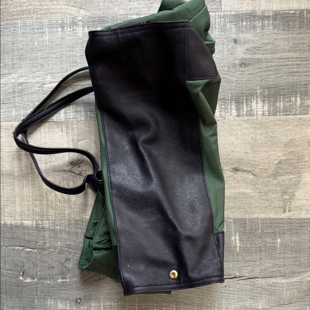 Tory Burch Green and Black Tote Bag - Picture 4 of 11